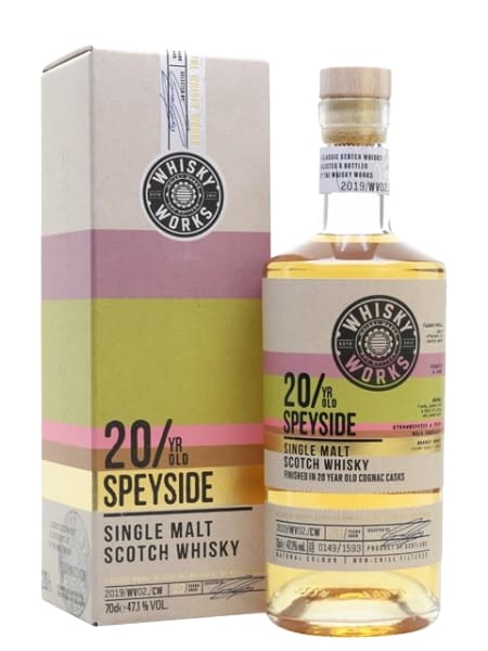 20 Year Old Speyside Cognac Finish (Whisky Works) 700ml bottle - Scotch Whisky whisky