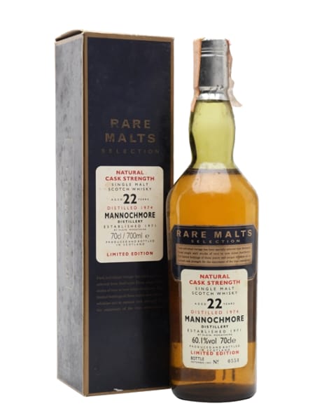 mannochmore 1974 22 year old rare malts 700ml bottle - Scotch Whisky whisky