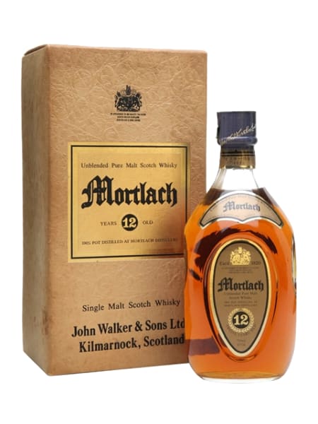 Mortlach 12 Year Old - 1980s ml bottle - Scotch Whisky whisky