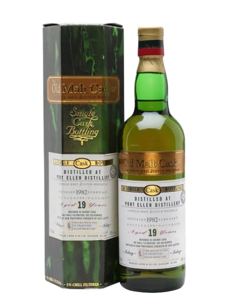 port ellen 1982 19 year old sherry cask old malt cask 700ml bottle - Scotch Whisky whisky
