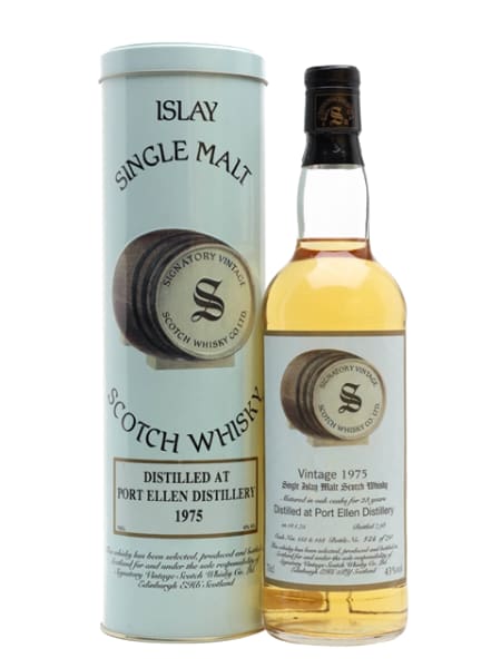 Port Ellen 23 Year Old 1975 (cask 152 & 153) - (Signatory) 700ml bottle - Scotch Whisky whisky