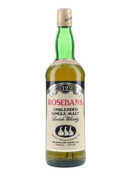 rosebank 12 year old bot.1980s ml bottle - Scotch Whisky whisky