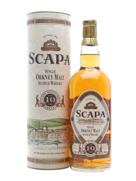 Scapa 10 Year Old - 1990s 1000ml bottle - Scotch Whisky whisky