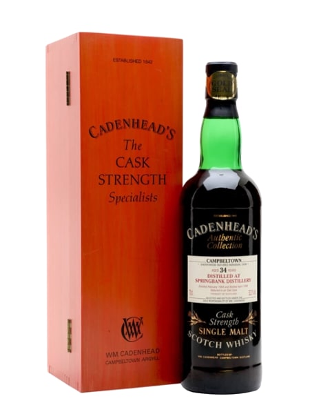 Springbank 34 Year Old 1964 Sherry Cask (Cadenhead's) 700ml bottle - Scotch Whisky whisky