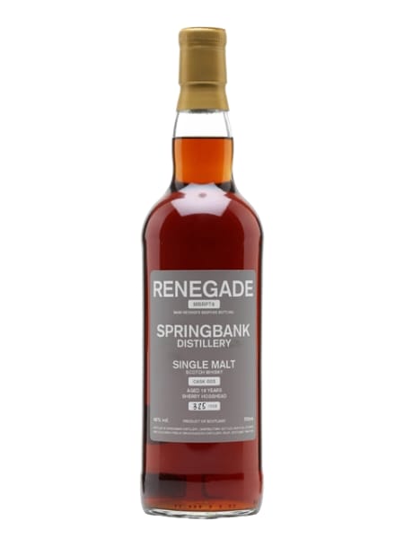 Springbank 1995 18 Year Old Sherry Cask Renegade 700ml bottle - Scotch Whisky whisky