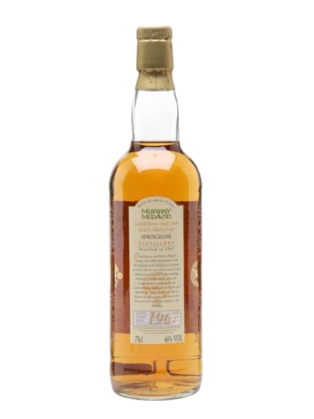 Springbank 31 Year Old 1967 (cask 1315) - Murray McDavid 700ml bottle - Scotch Whisky whisky