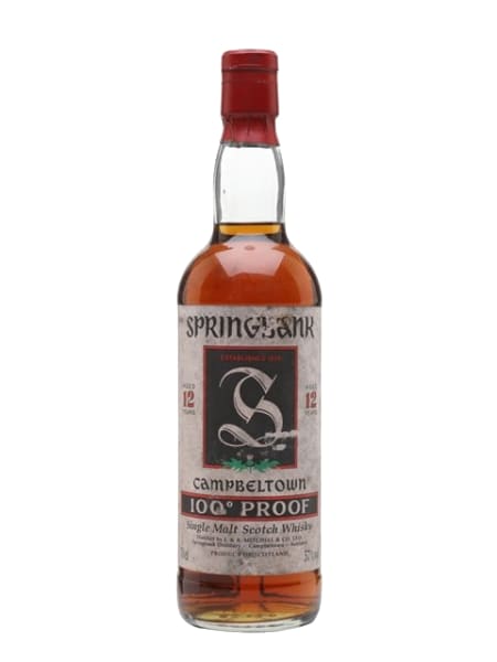 Springbank 12 Year Old 100 Proof - 1990s 700ml bottle - Scotch Whisky whisky