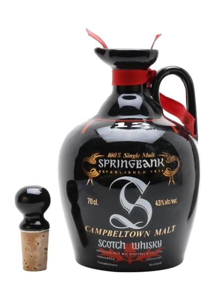 Springbank 12 Year Old Ceramic Decanter - 1990s 700ml bottle - Scotch Whisky whisky