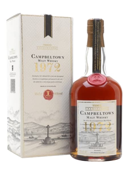 Campbeltown 1972 - Tesco Traditional - 1990s 700ml bottle - Scotch Whisky whisky