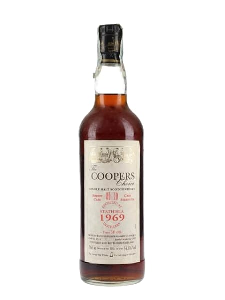 Strathisla 36 Year Old 1969 Sherry Cask (The Cooper's Choice) 700ml bottle - Scotch Whisky whisky