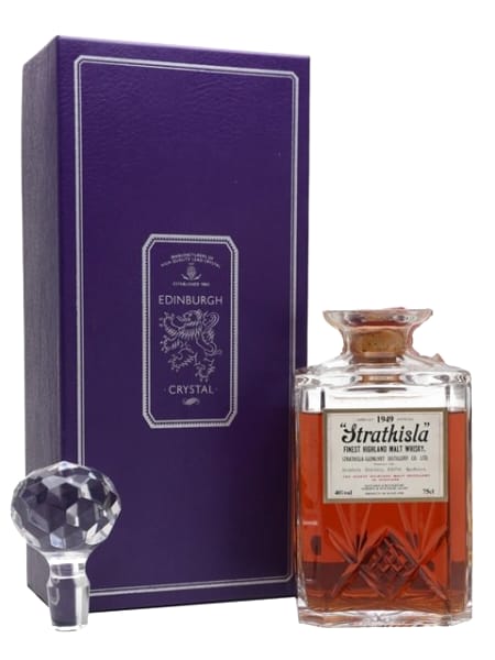 Strathisla 1949 Crystal Decanter (Gordon & MacPhail) - 1980s ml bottle - Scotch Whisky whisky