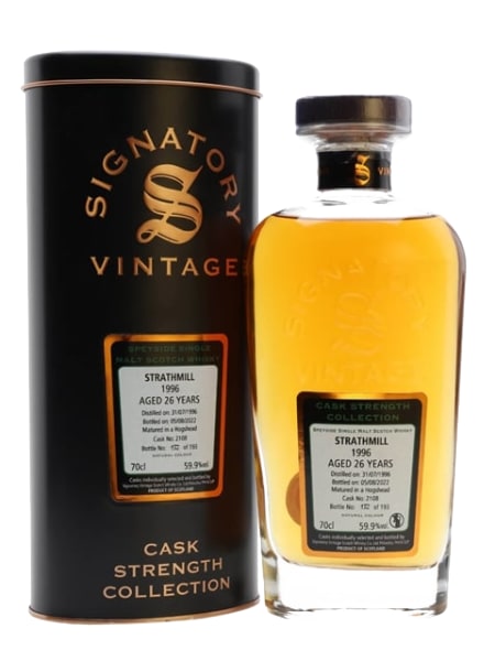 Strathmill 1996 26 Year Old (Cask 2108) - Cask Strength Collection (Signatory) 700ml bottle - Scotch Whisky whisky