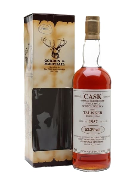 Talisker 1957 Cask Strength (Gordon & MacPhail) - 1980s ml bottle - Scotch Whisky whisky