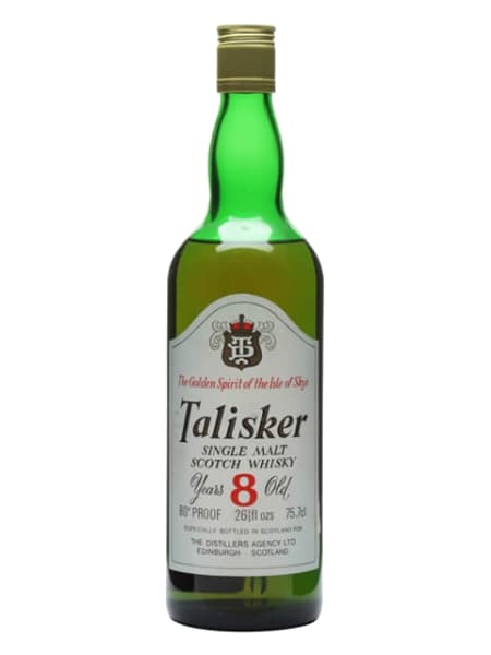 Talisker 8 Year Old - 1970s ml bottle - Scotch Whisky whisky