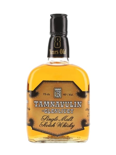 Tamnavulin-Glenlivet 8 Year Old - 1980s ml bottle - Scotch Whisky whisky