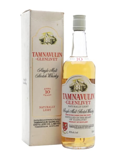 tamnavulin-glenlivet 10 year old bot.1980s ml bottle - Scotch Whisky whisky
