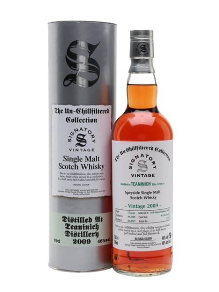 teaninich 2009 13 year old signatory 700ml bottle - Scotch Whisky whisky