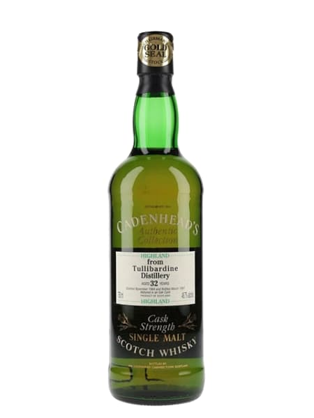 Tullibardine 32 Year Old 1964 - Cadenhead's ml bottle - Scotch Whisky whisky
