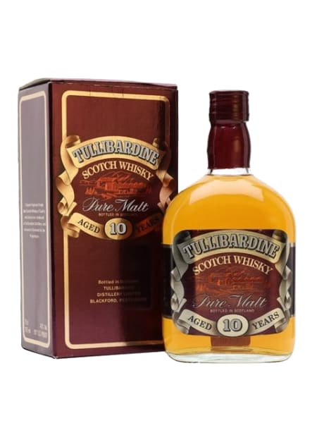Tullibardine 10 Year Old - 1980s ml bottle - Scotch Whisky whisky