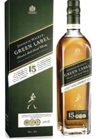 johnnie walker green label 15 year old