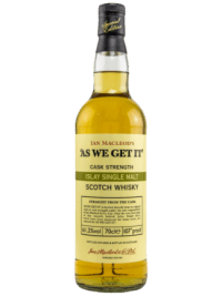 As We Get It Cask Strength Islay Single Malt Whisky