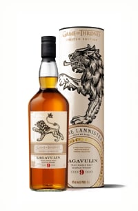 house lannister & lagavulin 9 year old - game of thrones single malts collection