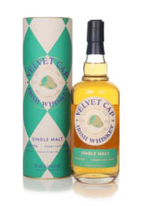 velvet cap single malt irish whiskey - peated sherry cask finish