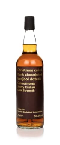 christmas cake & dark chocolate & medjool dates & cinnamon & sherry casks & cask strength 12 year old (batch 01)