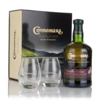 connemara distillers edition with 2x glasses