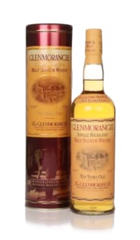 glenmorangie 10 year old - 1990s (with malt workers design tin)