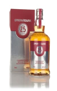 springbank 25 year old (bottled 2015)