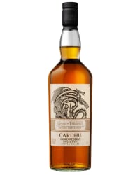 house targaryen & cardhu gold reserve - game of thrones single malts collection
