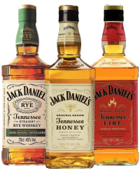 Jack Daniel's Flavoured Whiskey Trio