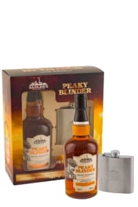 Peaky Blinder Irish Whiskey 50ml Gift Pack with Hip Flask