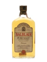 Balblair 5 Year Old Bot. 1980s