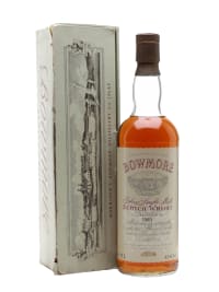 bowmore 1965 vintage label bot.1980s