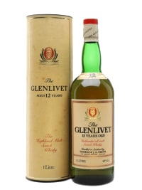 glenlivet 12 year old bot.1980s