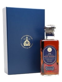 knockando 1974 20 year old aberdeen university quincentenary + 4 glasses