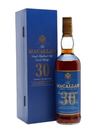 Macallan 30 Year Old Sherry Oak Blue Label