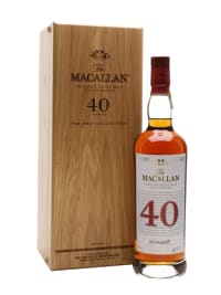 macallan 40 year old the red collection