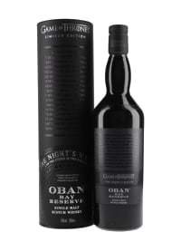 night's watch & oban bay reserve - game of thrones single malts collection