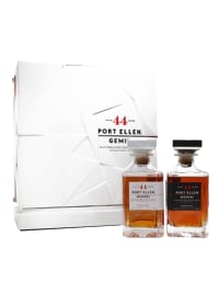 Port Ellen 1978 44 Year Old Gemini Set Original Cask & Remnant Cask