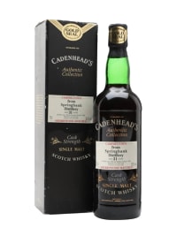 springbank 1965 31 year old the bottlers