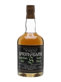 Springbank 18 Year Old 1973 - Rum Butt (Cadenhead's)