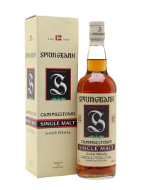 Springbank 12 Year Old (Bottled 1980s) - Red Thistle