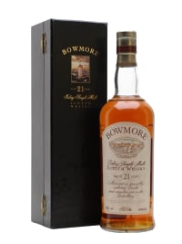 bowmore 21 year old bot.1990s