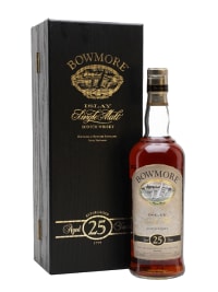 bowmore 25 year old old presenation