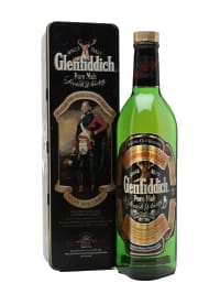 glenfiddich pure malt special old reserve clan sinclair bot.1990s