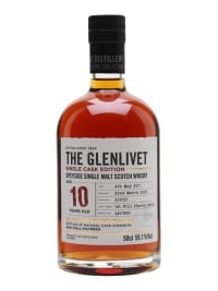 glenlivet 2011 10 year old single cask edition