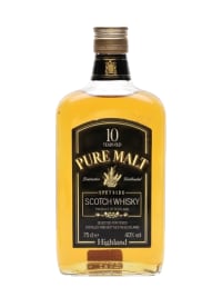 Pure Malt Speyside 10 Year Old Bot. 1980s Selected for Tesco